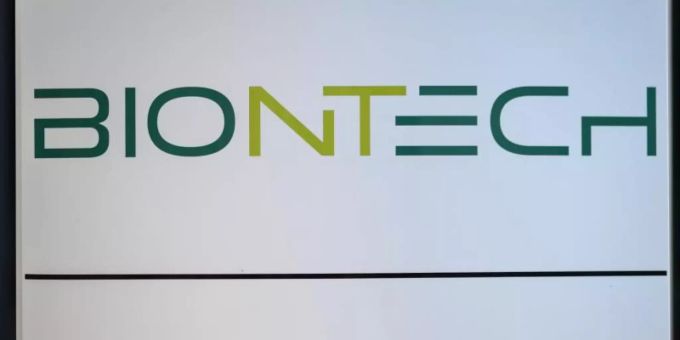 Das Logo des Biotechnologie-Unternehmens «BioNTech». Foto: Andreas Arnold/dpa Das Logo des Biotechnologie-Unternehmens «BioNTech». Foto: Andreas Arnold/dpa
