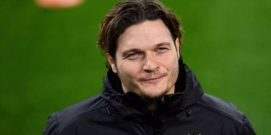 Trainer Edin Terzic steht mit dem BVB unter Druck. Foto: Frederic Scheidemann/Getty Images Europe/Pool/dpa