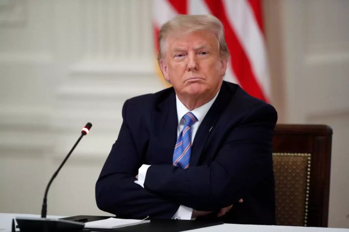 Donald Trump, Präsident der USA. US-Präsident Trump