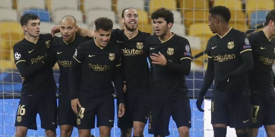 Der FC Barcelona besiegte in der Champions Dynamo Kiew mit 4:0. Foto: Efrem Lukatsky/AP/dpa