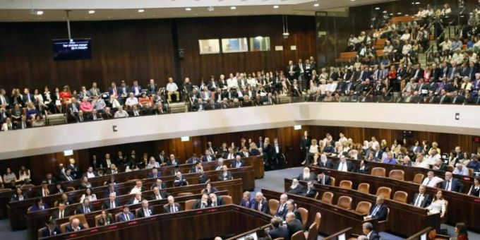 Es drohen wieder Neuwahlen in Israel. Parlament Israel