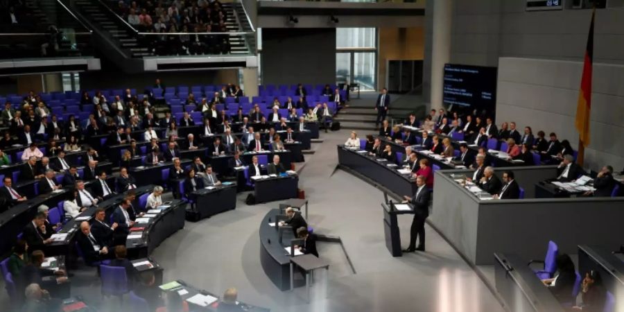 Plenum des Bundestags
