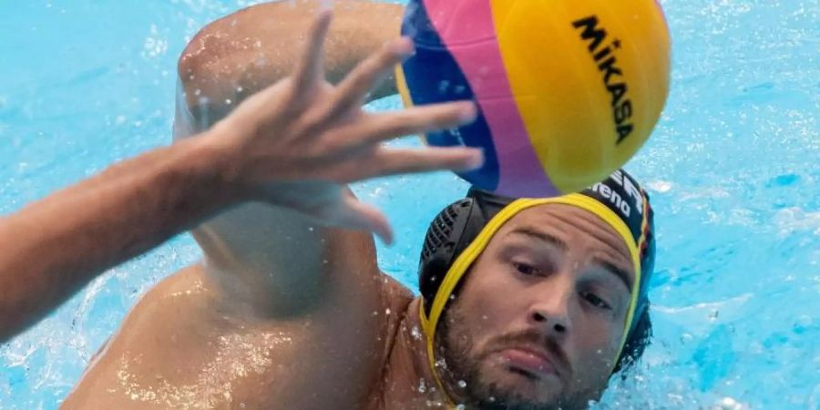 Führte die deutschen Wasserballer zum Sieg gegen Brasilien: Marko Stamm. Foto: Bernd Thissen