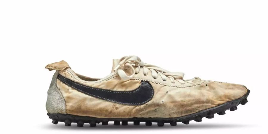 Ein «Moon Shoe» der Firma Nike. Ryan Unruh/Sotheby's Foto: Ryan Unruh