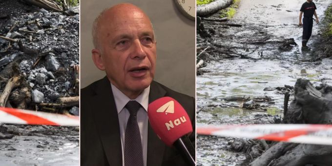 Wallis-Unwetter - Nun fordert Ueli Maurer (SVP) Taten gegen Klimawandel