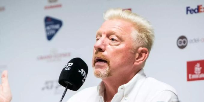 Kritischer Blick: Boris Becker in Hamburg. Foto: Daniel Bockwoldt Kritischer Blick: Boris Becker in Hamburg. Foto: Daniel Bockwoldt