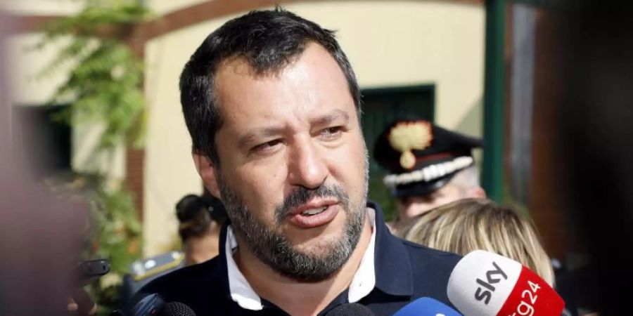 Italiens Innnenminister Matteo Salvini ist für seine rigorose Anti-Migrations-Politik bekannt. Foto: Mourad Balti Touati/LaPresse/&ZUMA Press