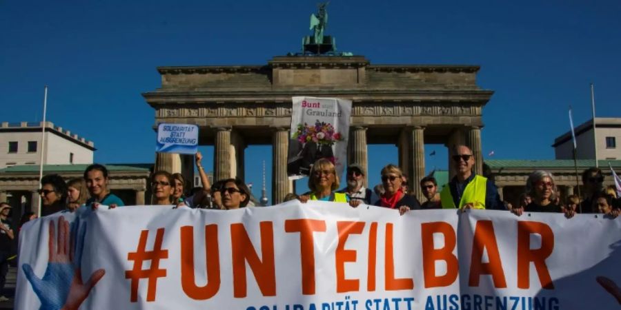 Unteilbar-Demonstration vergangenes Jahr in Berlin