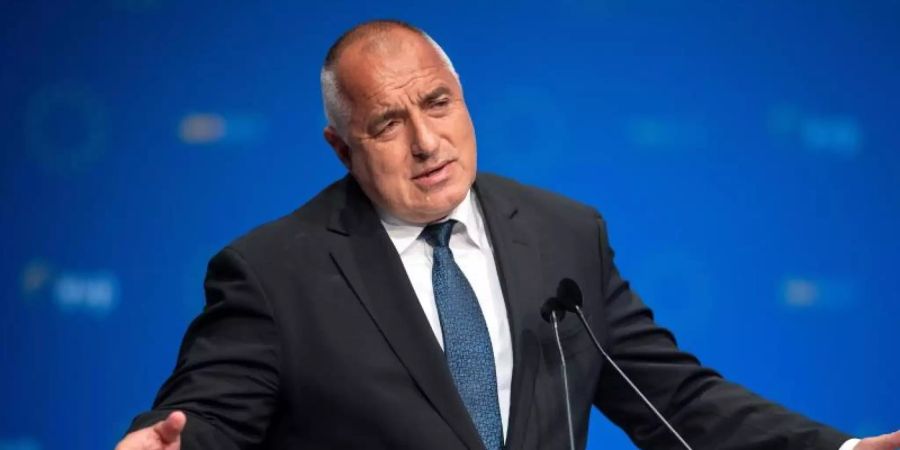 Bulgariens Ministerpräsident Boiko Borissow sieht sich Korruptionsvorwürfen ausgesetzt. Foto: Sina Schuldt/dpa