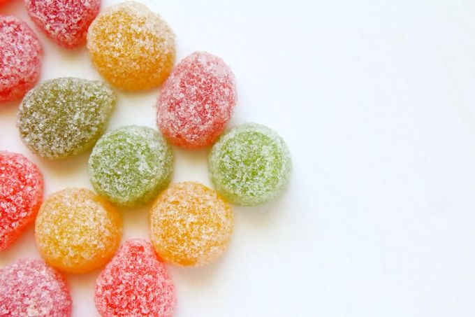 Bunte Bonbons. Bonbons
