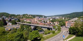 Stadt - Wiederaufnahme der Parkplatzkontrolle auf der Baldegg in Baden