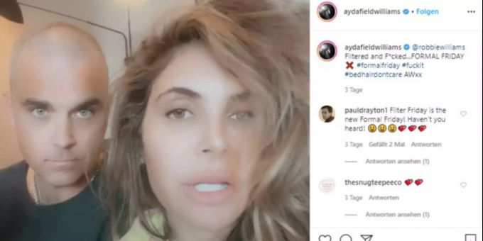 Robbie Williams und Ayda Field schockieren mit Pinkel-Geständnissen. robbie williams