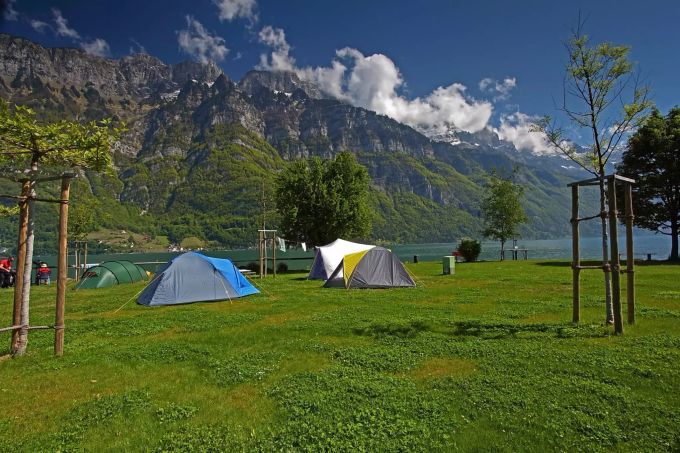 Kleines Juwel am Walensee: der Camping Murg Camping Murg am Walensee