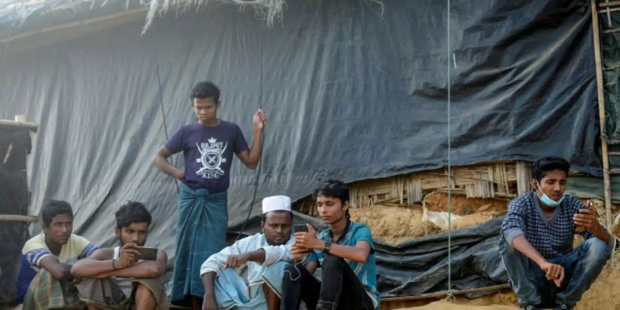 Rohingya-Flüchtlinge in einem Lager in Bangladesch