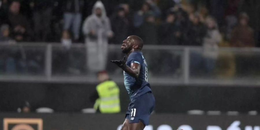 Moussa Marega trifft mit dem FC Porto auf Bayer Leverkusen. Foto: Str/AP/dpa
