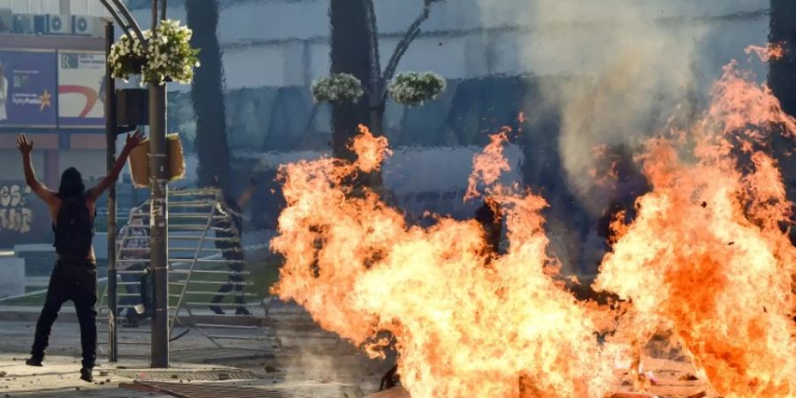 Gewaltsamer Protest in Viña del Mar