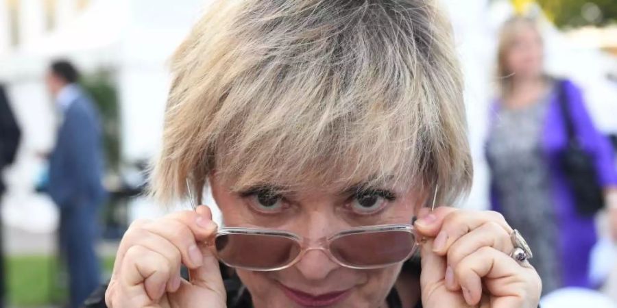 Gloria Fürstin von Thurn und Taxis beim Sommerempfang des Bayerischen Landtags 2019 in München. Foto: Felix Hörhager/dpa