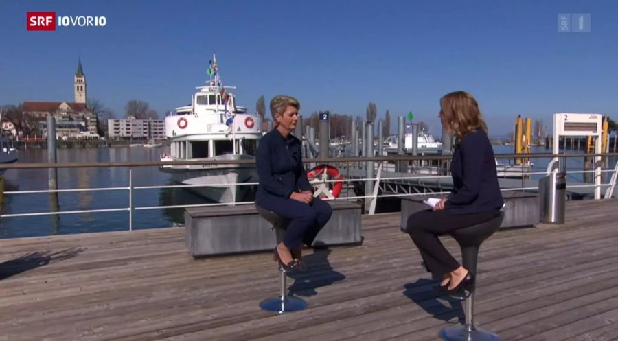 Die 44-Jährige Interviewte in ihrer Zeit bei «10vor10» unter anderem auch Bundesrätin Karin Keller-Sutter.