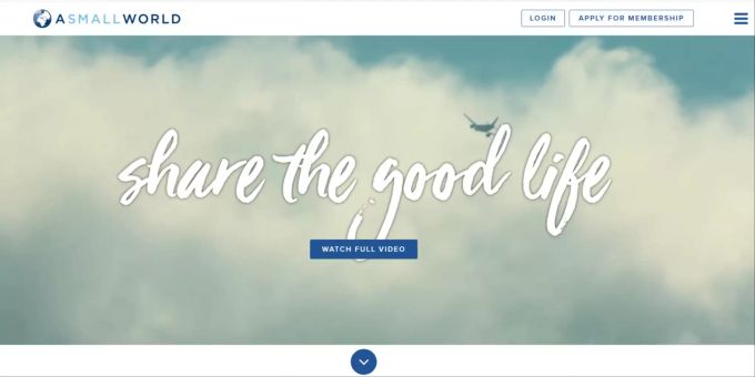 Die Facebook für Reiche, «A Small World». asmallworld ag