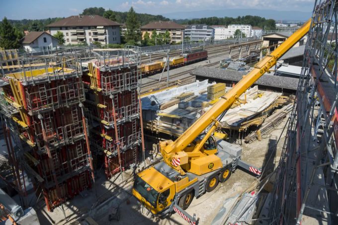 In der Schweiz wird so viel gebaut wie noch nie. Baustelle Kloten