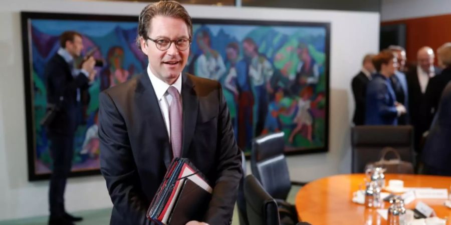 Scheuer vor der Kabinettssitzung Ende Januar 2020