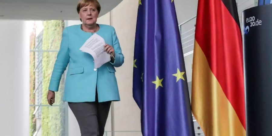 Merkel am Mittwoch in Berlin