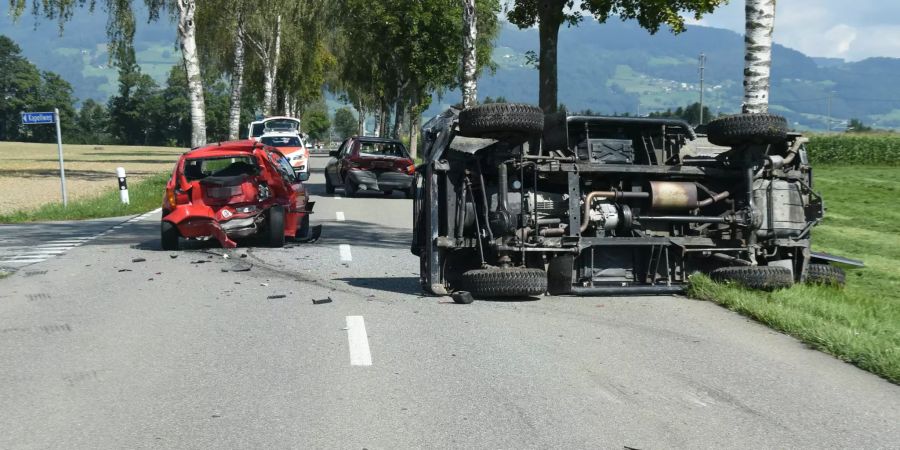 Oberriet SG: Auffahrkollision