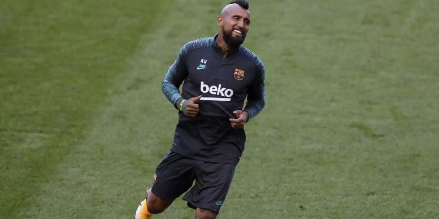 Arturo Vidal machte eine Kampfansage in Richtung FC Bayern München. Foto: Manu Fernandez/Pool AP/dpa