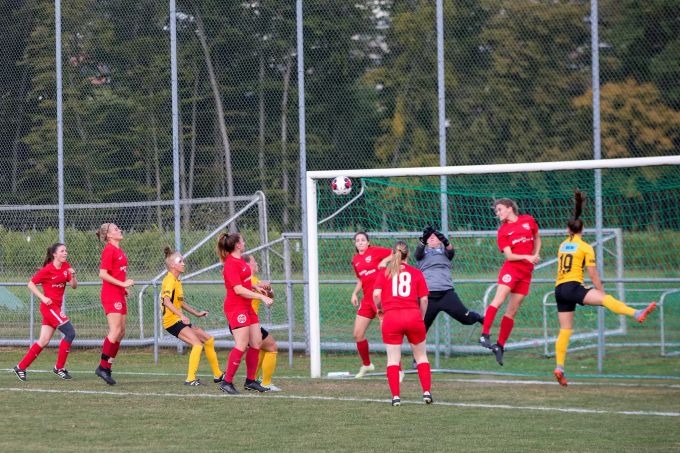 Die Frauen 1 des FC Erlinsbach beim Heimspiel. FC Erlinsbach Frauen 1