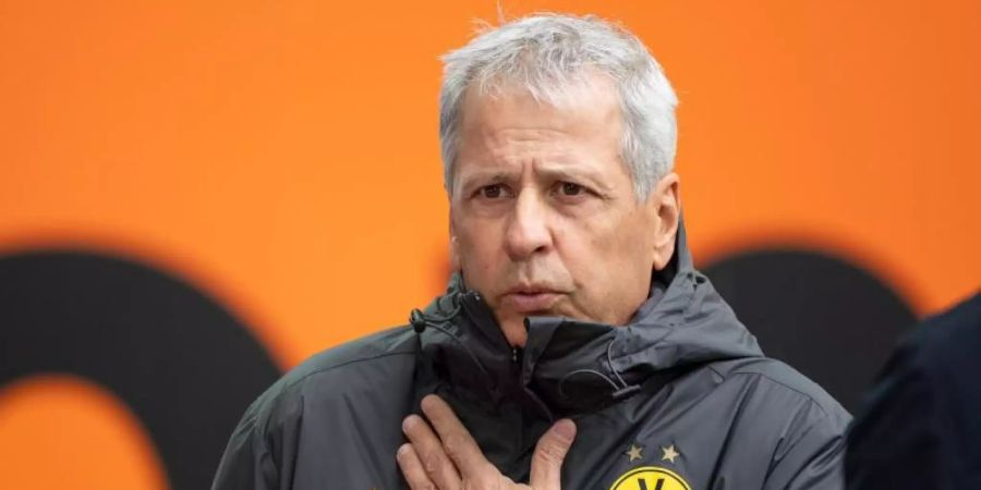 BVB-Trainer Lucien Favre trifft mit seinem Team in der Champions League auf Lazio Rom. Foto: Matthias Balk/dpa