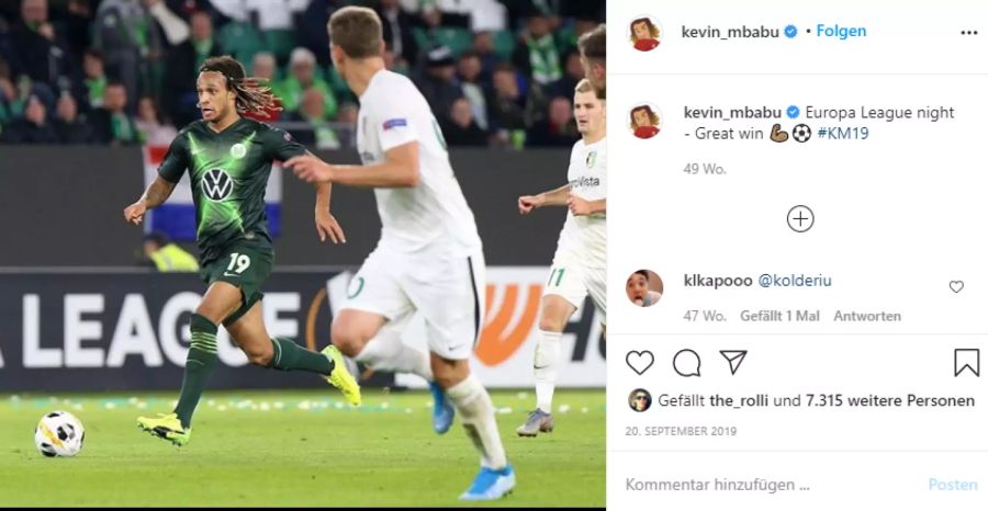 Bei Wolfsburg ist er mittlerweile Stammspieler.