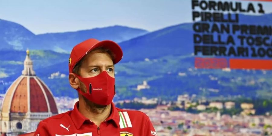 Fährt ab 2021 für Aston Martin: Sebastian Vettel. Foto: Clive Mason/GETTY POOL/AP/dpa