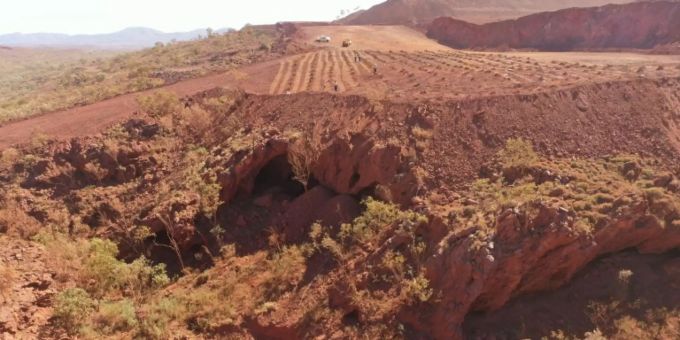 Die Juukan-Schlucht in Australien Die Juukan-Schlucht in Australien