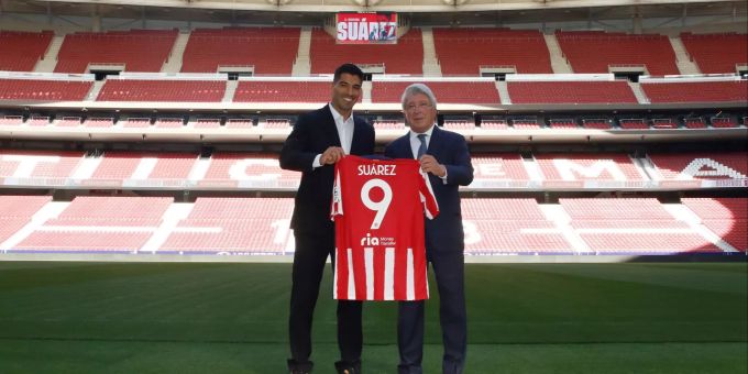 Erst vor wenigen Tagen wird Luis Suarez bei Atlético Madrid vorgestellt. Luis Suarez