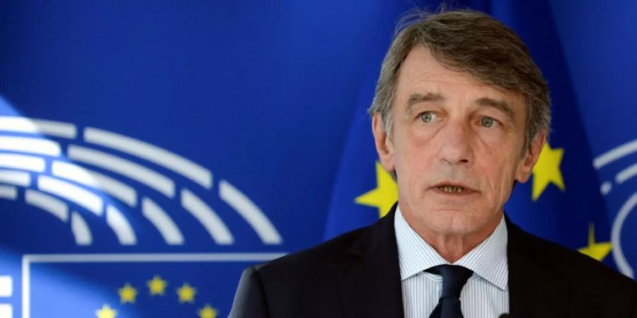 Parlamentspräsident Sassoli