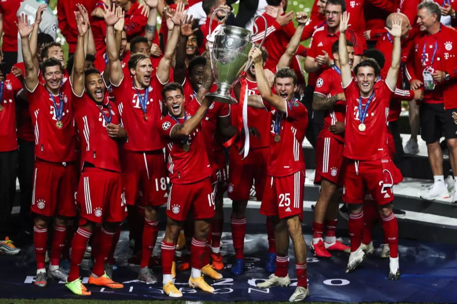 Die Bayern gewinnen zum zweiten Mal nach 2013 das Triple.