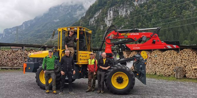 Neues Rückefahrzeug für die Forstgruppe