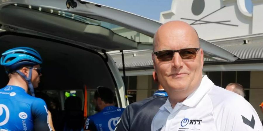 Bjarne Riis ist der Manager des Teams NTT. Foto: Yuzuru Sunada/BELGA/dpa