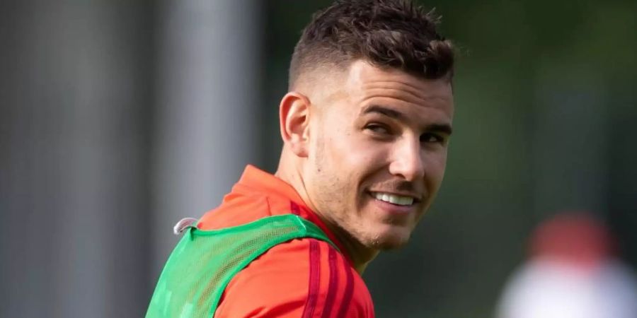 Kann mit dem FC Bayern gegen Tottenham Hotspur antreten: Lucas Hernández. Foto: Sven Hoppe