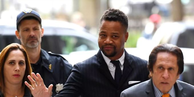 Cuba Gooding Jr. bei Ankunft vor Gericht in New York Cuba Gooding Jr. bei Ankunft vor Gericht in New York