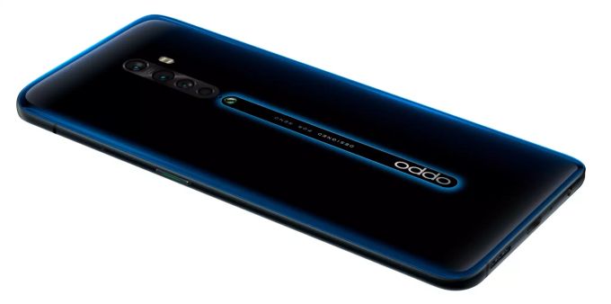 Die Rückseite kommt mit Gorilla Glass. Oppo Reno 2