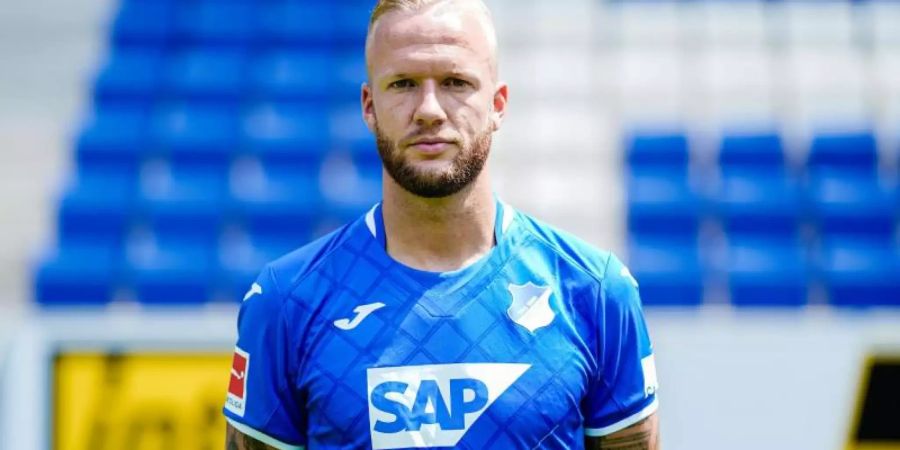 Wird für TSG 1899 Hoffenheim nicht mehr als Kapitän auflaufen: Kevin Vogt. Foto: Uwe Anspach/dpa