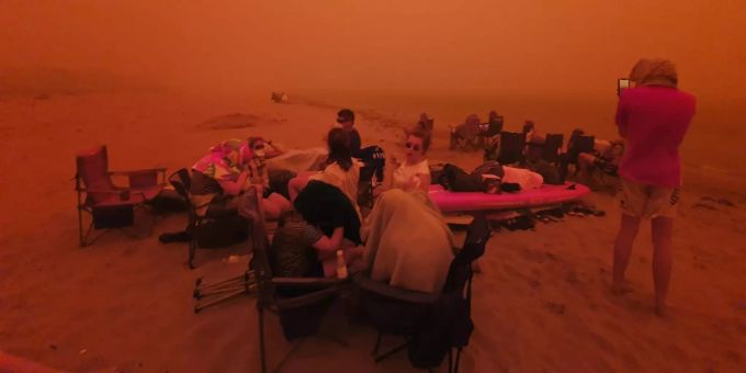 Australien-Feuer - Touris voller Asche: «Als wären wir in der Hölle!»