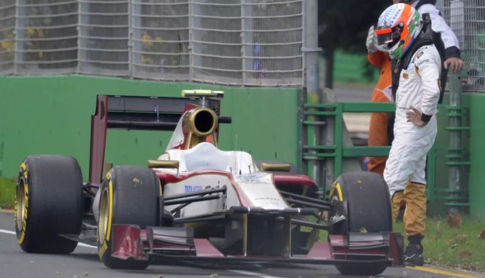 Das Hispania Racing Team war in der Formel 1 hoffnungslos unterlegen. HRT Formel 1