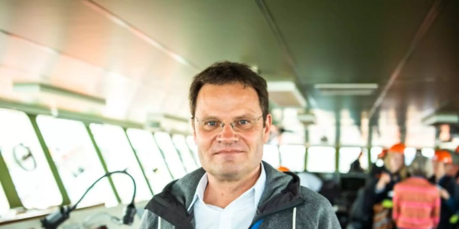 «Mosaic»-Forschungsleiter Markus rex auf der «Polarstern»