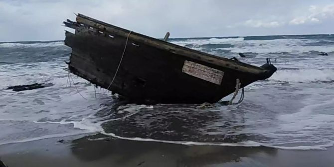 leichen Geisterschiff nordkorea