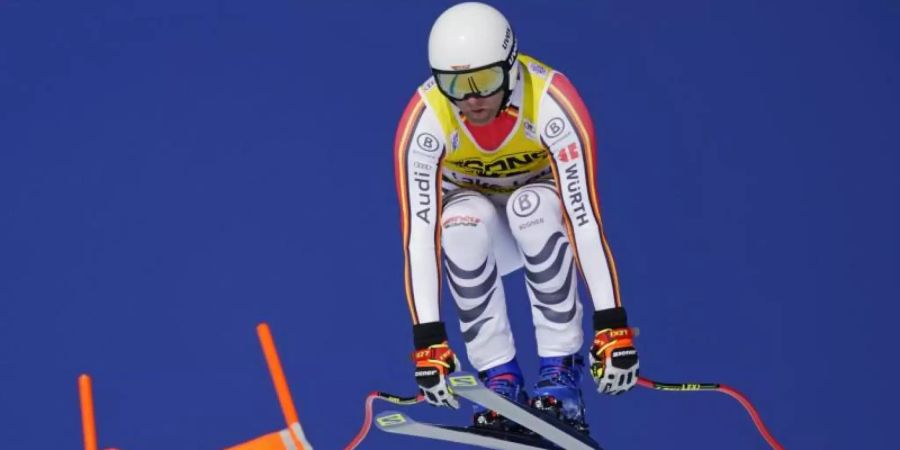 Jagt mittlerweile im DSV-Rennanzug über die Skipisten: Romed Baumann. Foto: Frank Gunn/The Canadian Press/AP/dpa