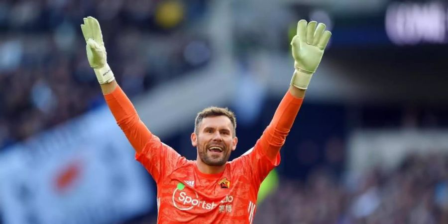 Keeper mit Herz: Watford-Keeper Ben Foster. Foto: Robin Parker/CSM via ZUMA Wire/dpa