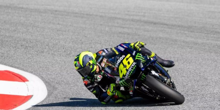 Valentino Rossi der erste Rennfahrer in der Geschichte der Motorrad-WM mit 400 Starts. Foto: Expa/Johann Groder/APA/dpa