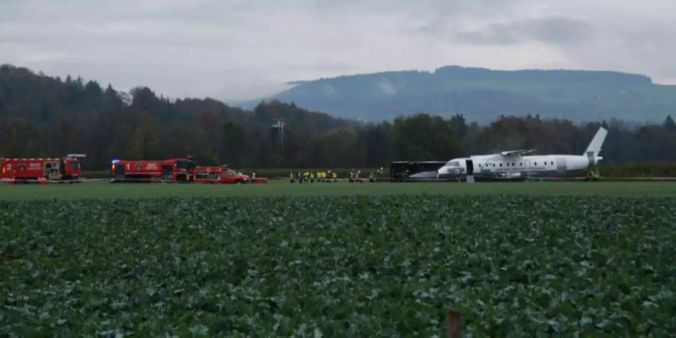 Blaulicht-Übung Flughafen Belp